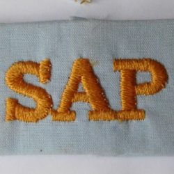 SAP South African Police Cloth slip on title LIGHT BLUE a