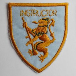 SAP South Africa Police Instructor Arm Cloth Badge Insigna LIGHT BLUE