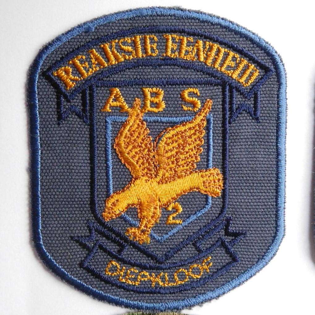 SAP South Africa Police 2 Reaction Unit DIEPKLOOF Arm Cloth Badge BLUE