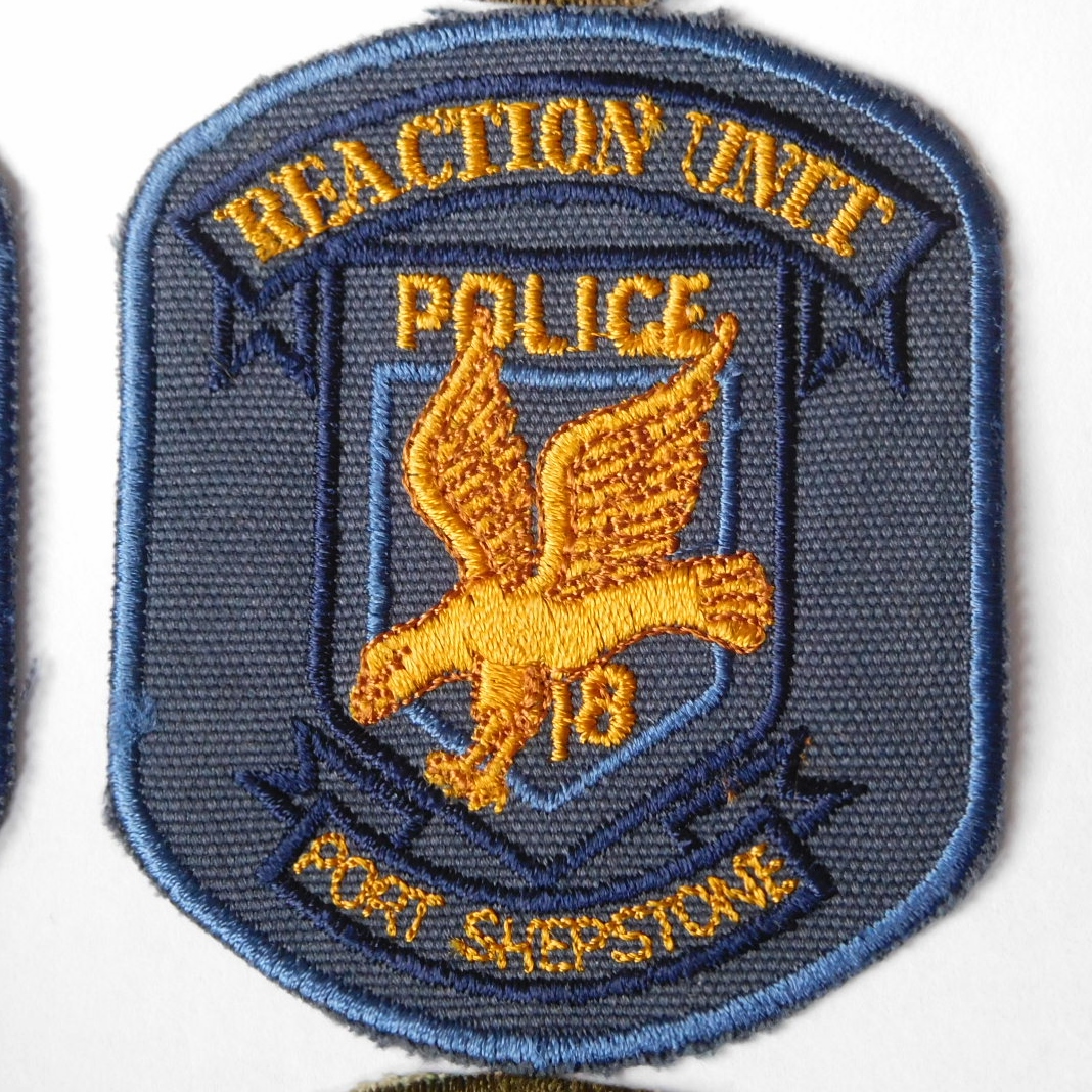 SAP South Africa Police 18 Reaction Unit PORT SHEPSTONE Arm Cloth Badge ...