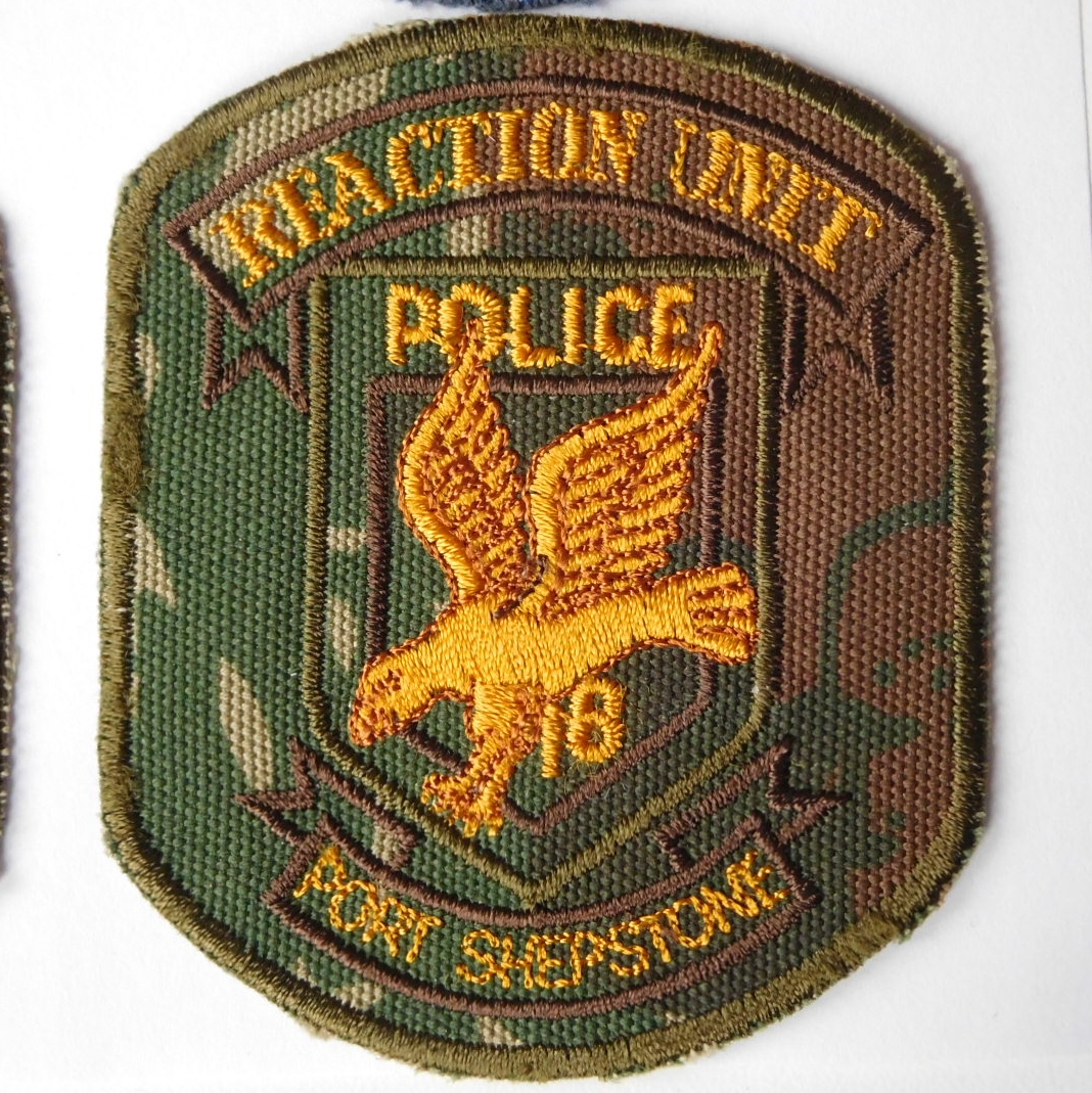 SAP South Africa Police 18 Reaction Unit PORT SHEPSTONE Arm Cloth Badge CAMO