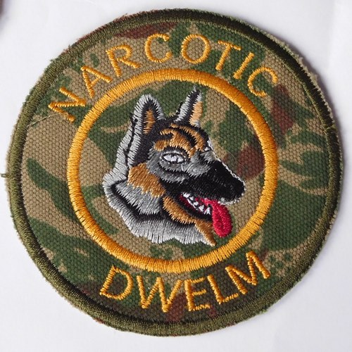 SAP South Africa Police NARCOTIC DOG HANDLER DWELM Cloth PATCH CAMO