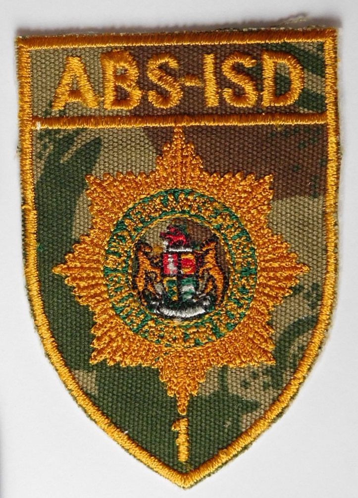 SAP South Africa Police NO 1 Internal Stability unit Arm Camouflage Cloth Badge