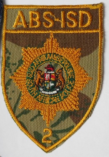 SAP South Africa Police NO 2 Internal Stability unit Arm Camouflage Cloth Badge