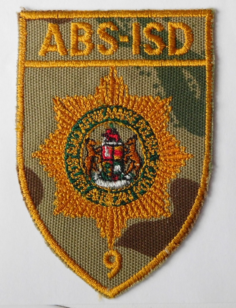 SAP South Africa Police NO 9 Internal Stability unit Arm Camouflage Cloth Badge