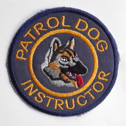 SAP South Africa Police PATROL DOG HANDLER Instructor Blue Cloth PATCH