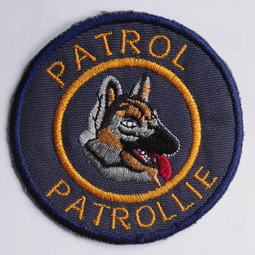 SAP South Africa Police PATROL Patrollie blue DOG HANDLER Cloth PATCH