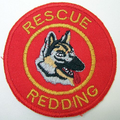 SAP South Africa Police RESCUE DOG HANDLER REDDING Cloth PATCH RED