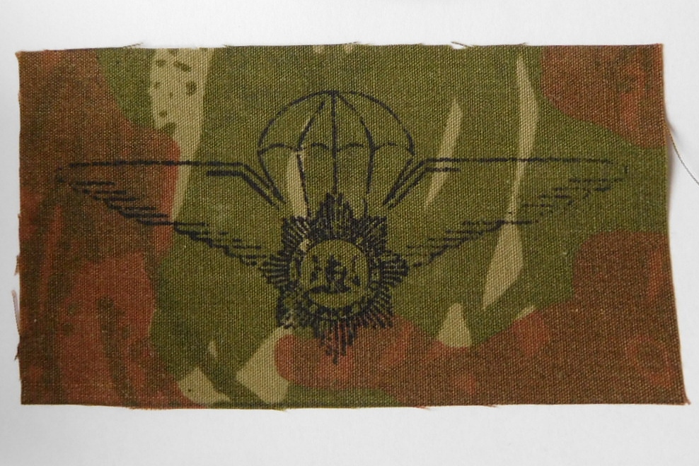 SOUTH AFRICA SAP POLICE AIRBORNE SWAT PARACHUTE WINGS vintage CAMO PARA WING Type 4