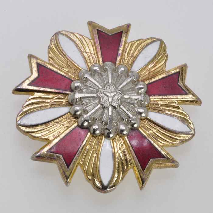 Japan Fire Brigade Merit Medal Order Japanese Army Badge Insignia 6