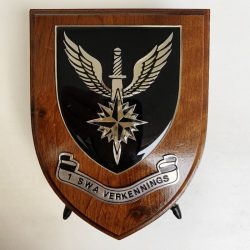 RECCE 1st SWA Special Forces South West African Territorial Force Command Wood Shield Plaque