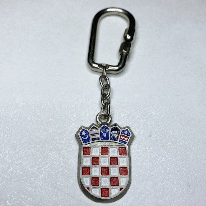 Croatia coat of arms Herzeg Bosnia crest heraldic keychain keyring-1