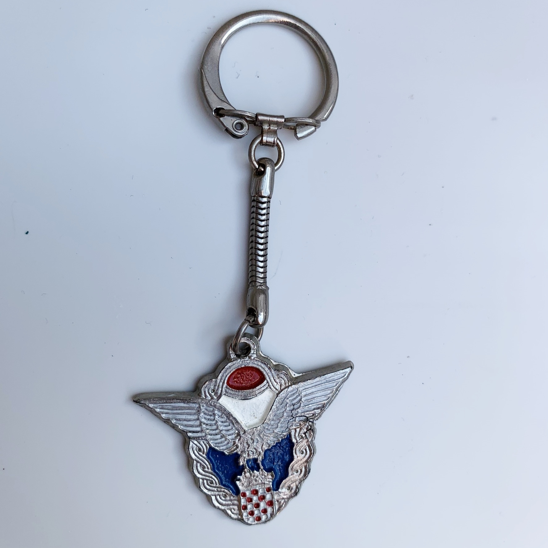 Croatia CRO Air Force CROATIAN Vintage keychain RARE item 1990