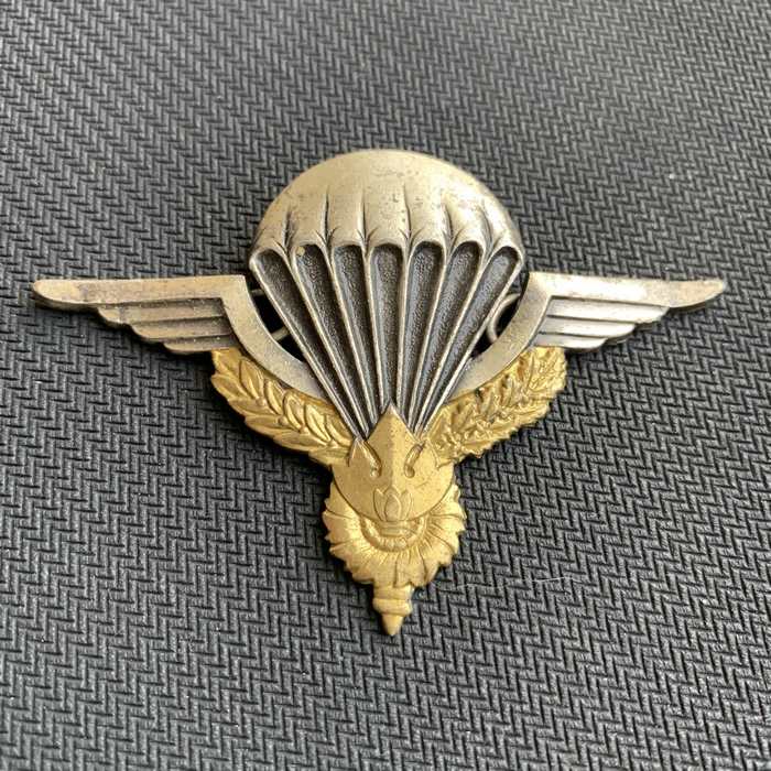 LAOS CAMBODGA PARA Parachute Wing Insignia Badge Drago Paris Badge