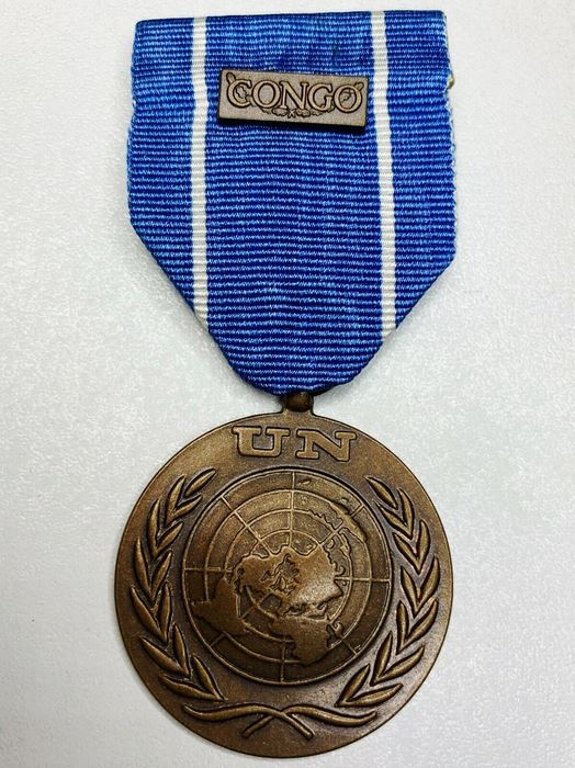 UN ZAIRE Belgium Belgique Congo Kongo-Katanga-Belgium-independence-Medal-Ribbon
