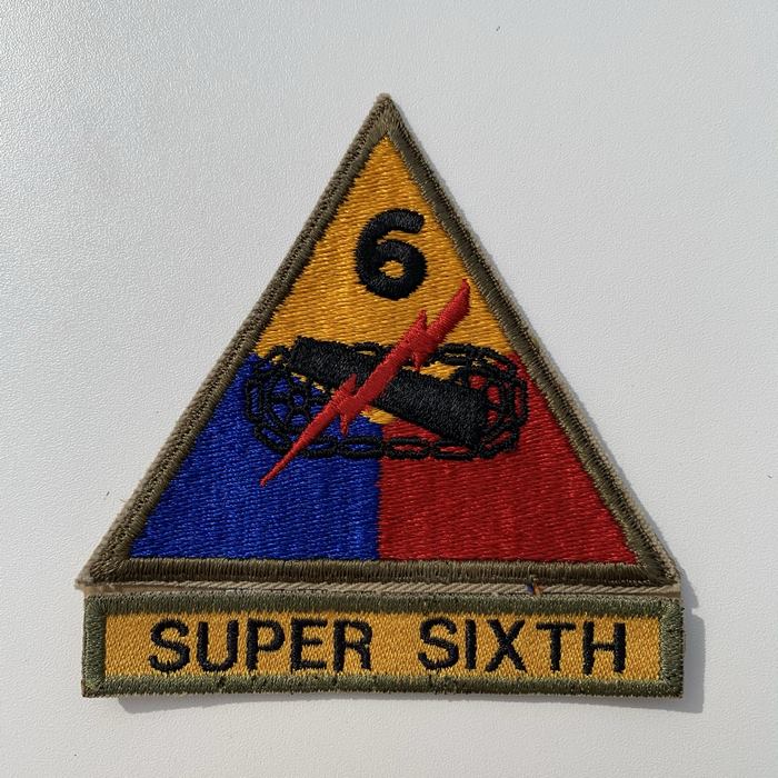 US United States SUPER SIXTH Armoured Centre ARMY Kentucky Cloth Badge Patch