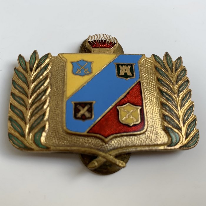 VENEZUELA School Escudo Academia Militair Officers School Beret Headdress badge