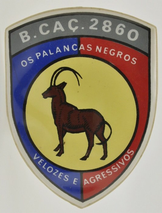 ANGOLA Hunter Company 2641 Portugal Battalion Caçadores 2860 Patch Badge 1969