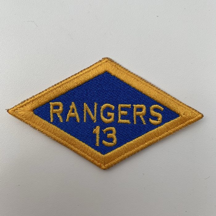 US United States WW2 13th Rangers Battalion ARMY Shoulder Diamond Badge Patch