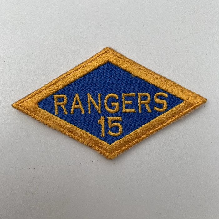 US United States WW2 15th Rangers Battalion ARMY Shoulder Diamond Badge Patch