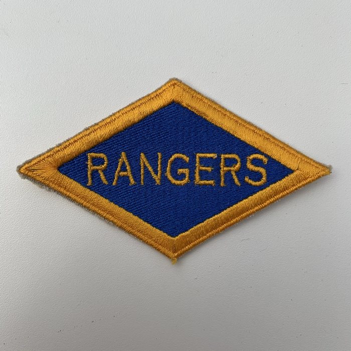 US United States WW2 Rangers Battalion ARMY Shoulder Diamond Badge Patch BLUE