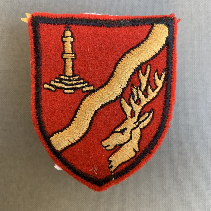Belgium Belgian Belgique 3rd Military area Luik Liège Luxembourg 1950-1961 Badge Patch