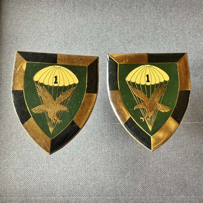 1 Parachute Battalion South Africa Airborne 2nd Type Border War Arm Shoulder Badge Flash set