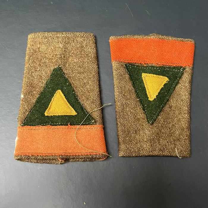 WW2 6th South Africa Armoured Division 1939-45 Italy Epaulette Patch Set