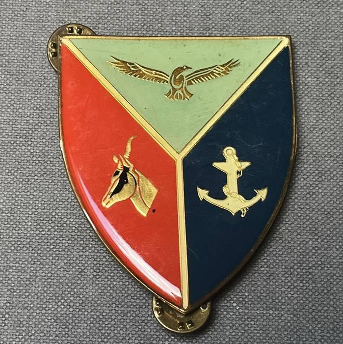 SADF South Africa HQ Headquarters  enamel flash badge co F1173