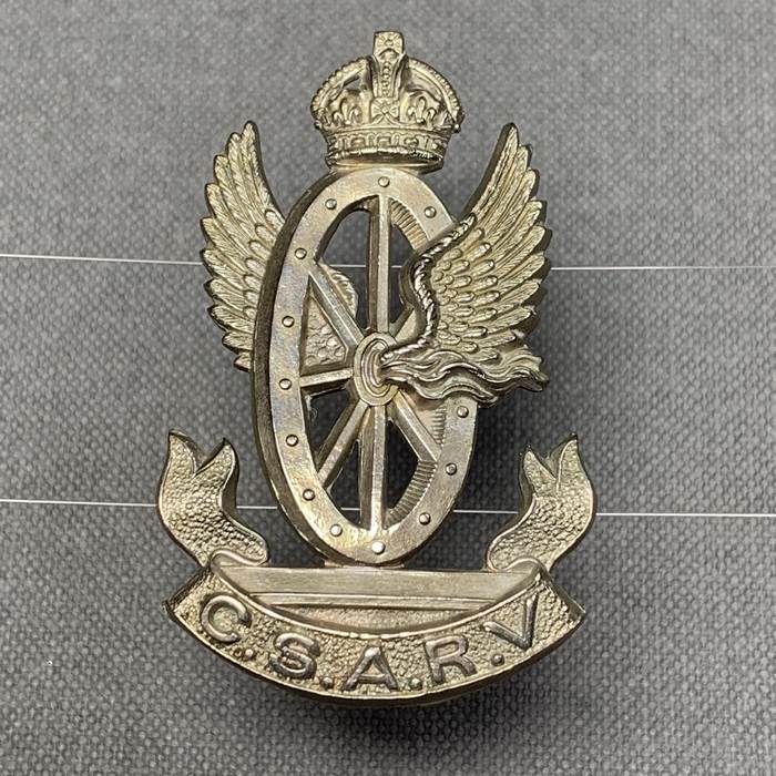 South Africa Central Railway Volunteers Cap Badge Insignia 1902 - 1913