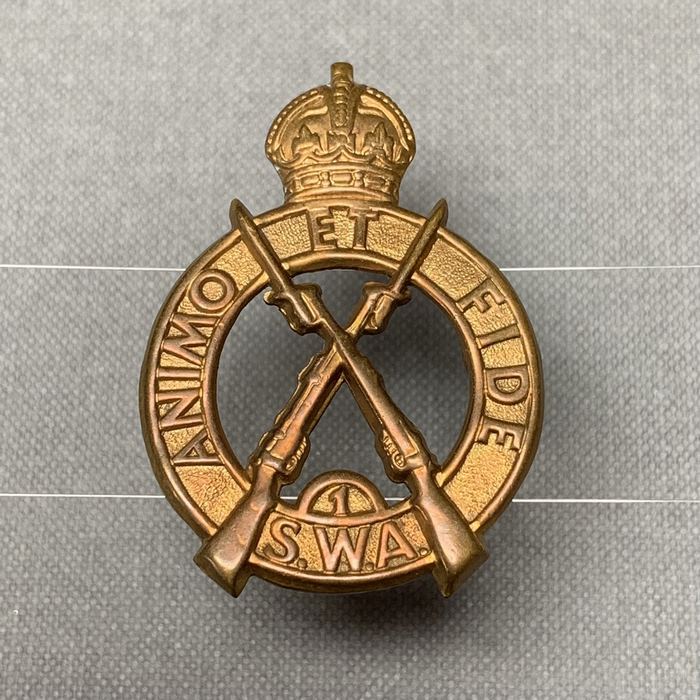 SWA South West Africa 1 Infantry Battalion Beret Badge 1940 - 1964