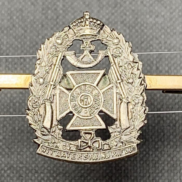 South Africa Witwatersrand Rifles Sweetheart Brooch badge SILVER