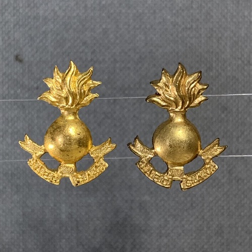 South Africa Army Engineer Mess Dress Collar badges pre 1958