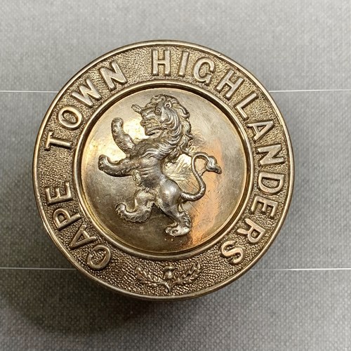 Cape Town Highlanders Officers Sporran badge worn 1902