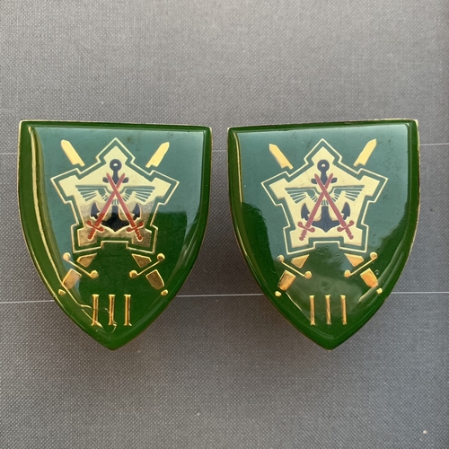 South Africa ARMY SADF Chief of Staff Operations Shoulder Flash set