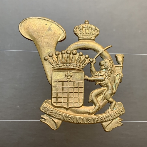 Belgium Army 2nd Regiment Light Infantry Hat Badge
