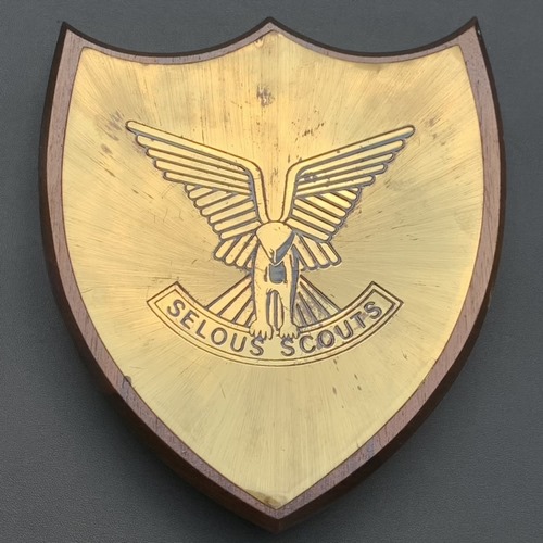 Rhodesia-RECCE-Special-Forces-Selous-Scouts-Wooden-Shield-PLAQUE