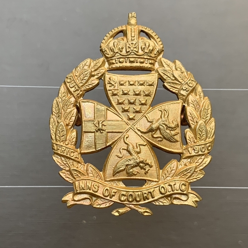 UK Army Inns of Court OTC Kings Crown badge 1932-1961