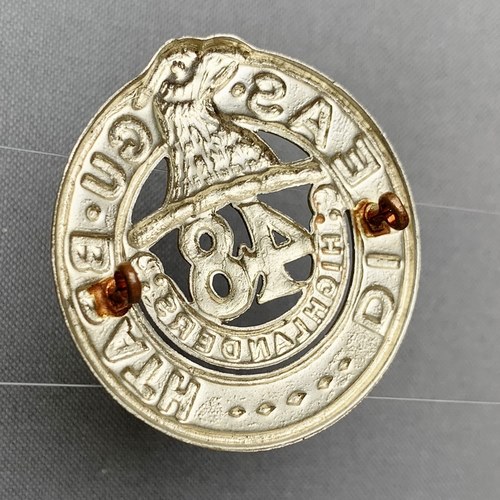 48th Highlanders of Canada WW2 WM Cap Badge Insignia
