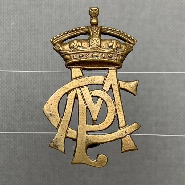 Africa Cape Mounted Police collar badge 1904 - 1913 A-2 w