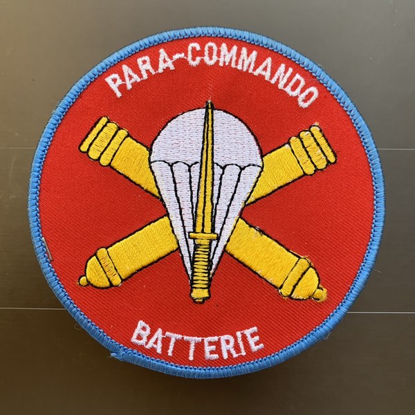 Belgium Belgie Para Commando Batterie Patch