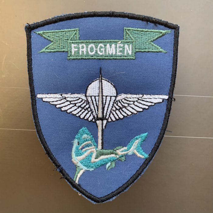 Belgium Belgie Special Forces Group Frogmen Commando Blue Patch