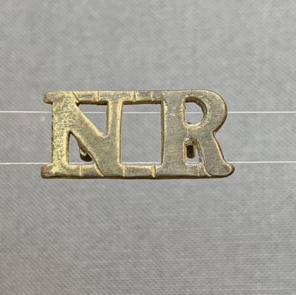 British Colonial Nigeria Nigeria Regiment late 1920 s Army Officers shoulder title badge