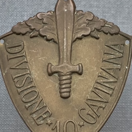 Italy 19TH GAVINANA Infantry Division East Africa Arm Shield Badge 1934 - 1936 d w