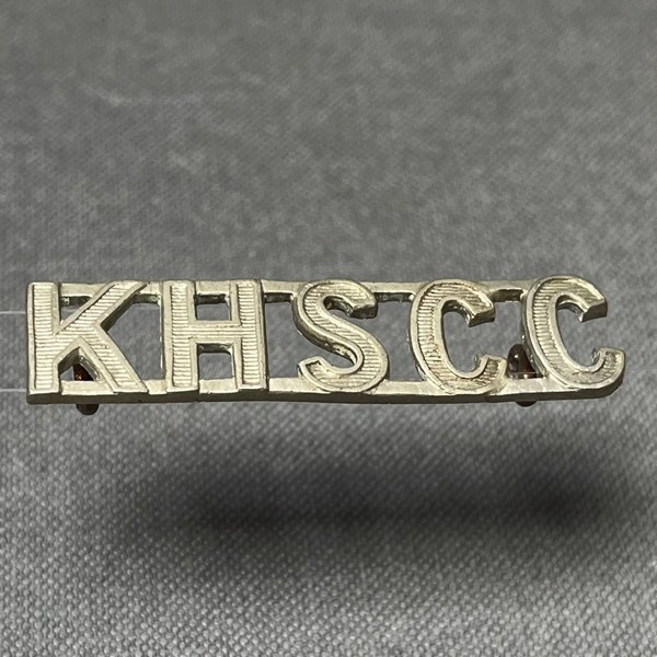 Kimberly High School Cadets Corps wm shoulder title badge CO2942 A