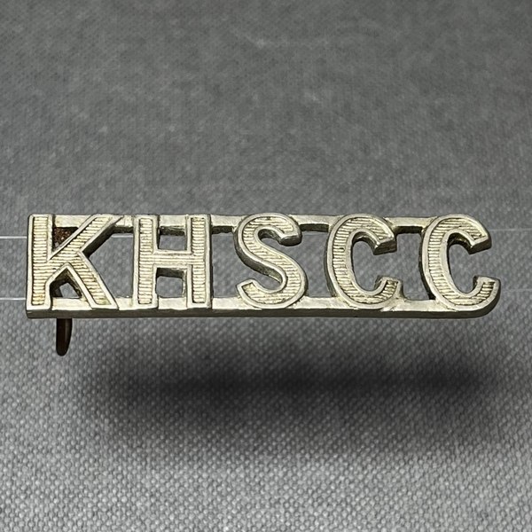 Kimberly High School Cadets Corps wm shoulder title badge CO2942