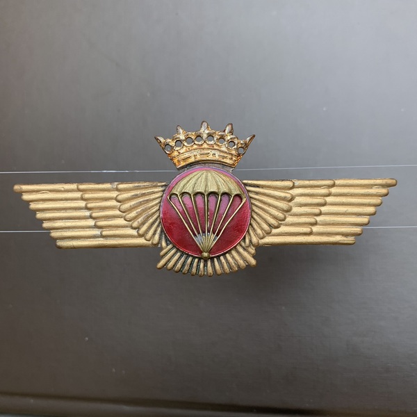 Spain Republican Spanish Parachutist Civil War Para Badge Wing late 1940
