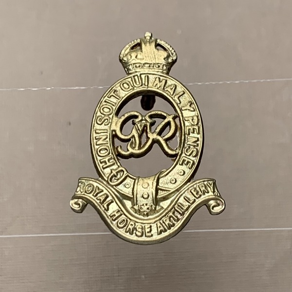 WW1 George VI Royal Horse Artillery Badge Firmin London