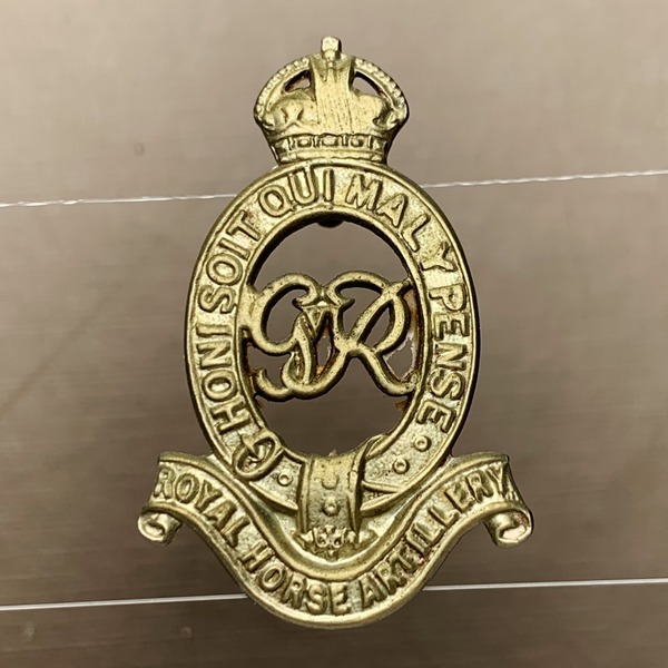 WW1 George VI Royal Horse Artillery Badge Firmin London