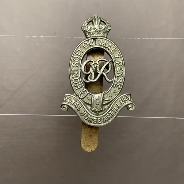 WW1 George VI Royal Horse Artillery Beret Badge Firmin London-1 w